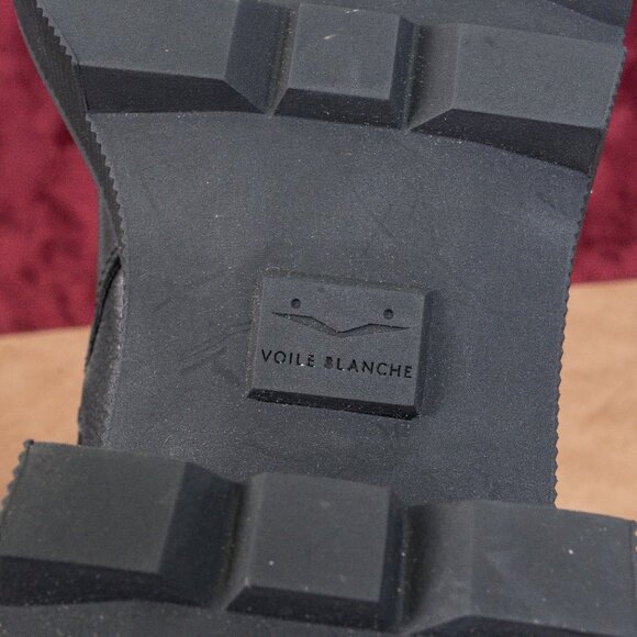 Voile Blanche Women Black Leather Zip Fleece Lined Winter Boots sz 9.5US EUR41 - Picture 6 of 9